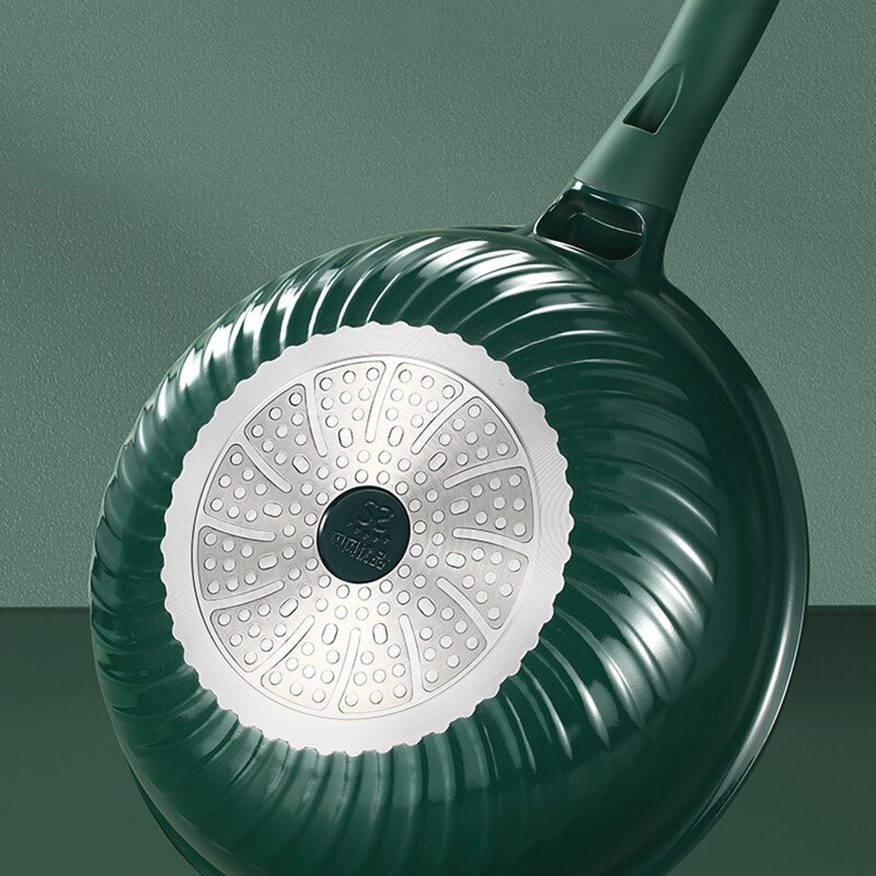 Hoge Capaciteit Potten Inductie Kookplaat Wok Thuis Keuken Multifunctionele Kookgerei Steak Koekenpan Non-stick Algemene Chinese Pan met Deksel