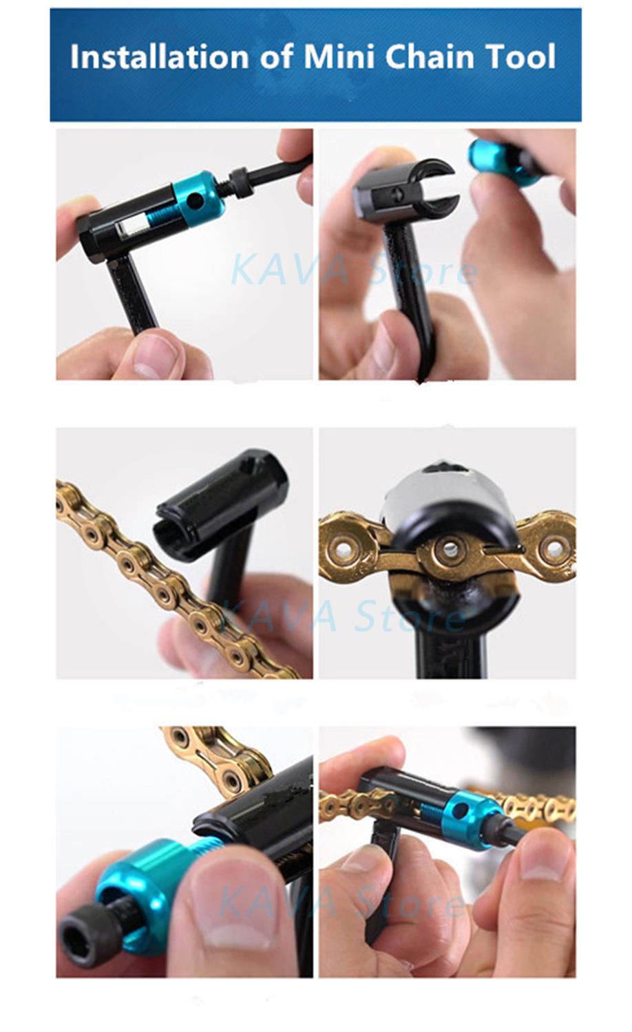 KMC bicycle Mini chain toolcycling bike repair tools Chain Pin Splitter Device Chain Breaker Cutter Removal Tool