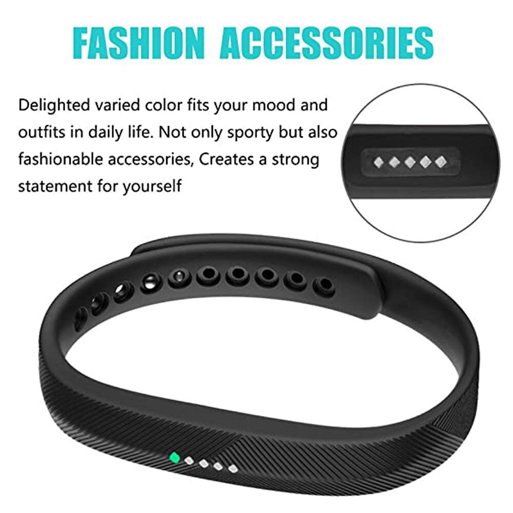 Siliconen Band Verstelbare Band Voor Fitbit Flex 2 Smart Horloge Vervanging Accessoires Polsbandje Band Armband Voor Fitbit Flex2