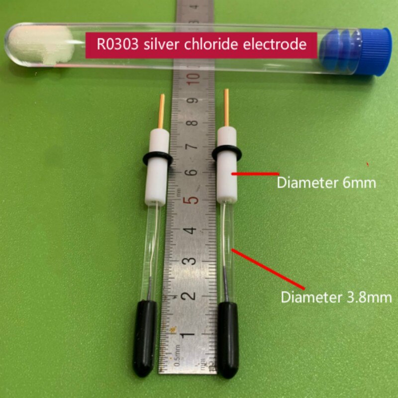 C001 sealed cell, straight five hole sealed cell, three electrode system. Electrochemical electrode.: Ag-AgCl