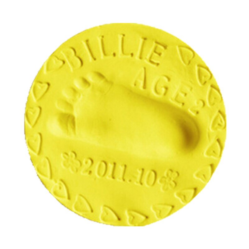 8 colores bebé 3D huella de mano fabricantes DIY juguetes pata impresión almohadilla secado de aire arcilla suave huella dactilar impresión padres -niño Inkpad