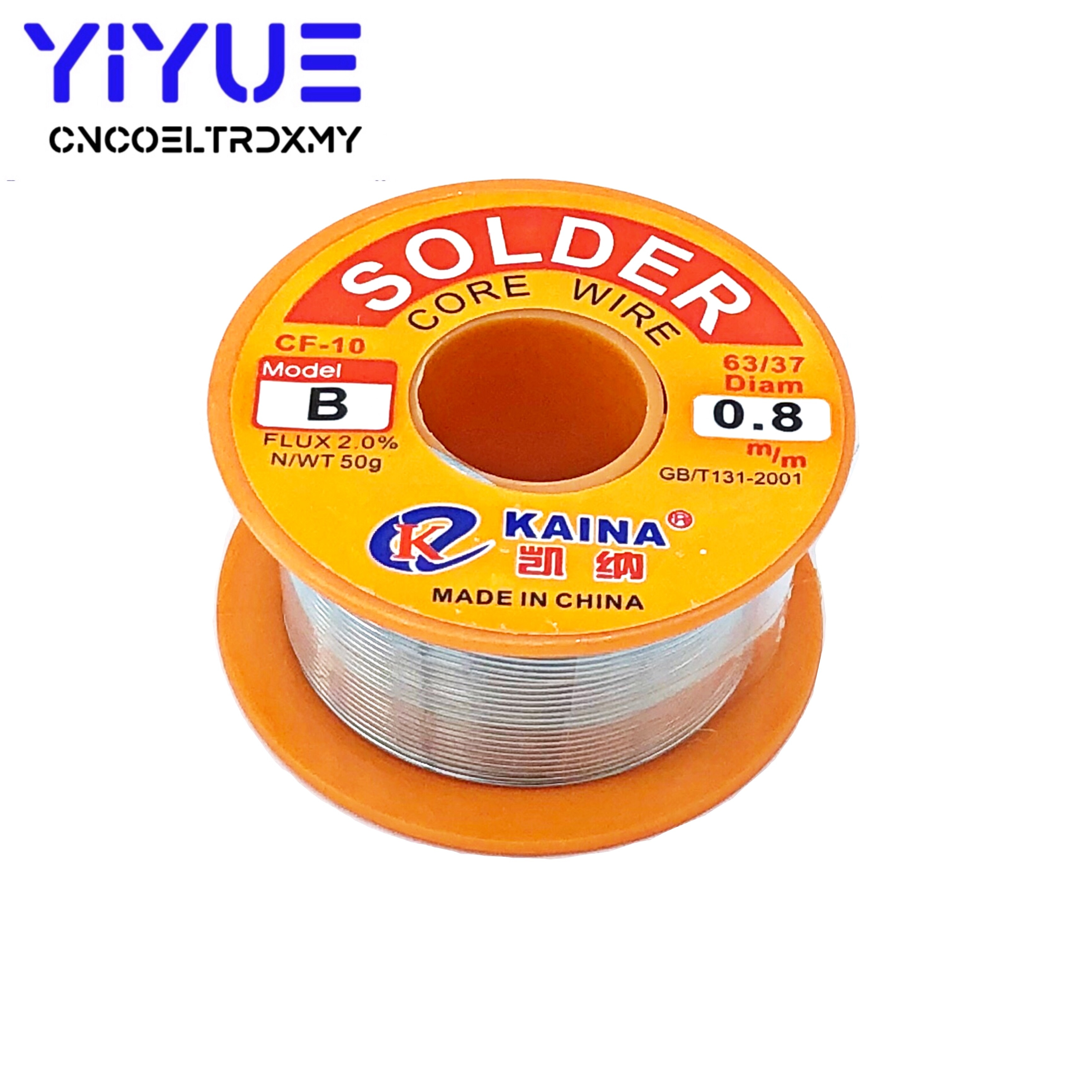 0.5/0.6/0.8/1 Mm 63/37 Flux 2.0% 45FT Tin Tin Lead Wire Melt Rosin Core Soldeer solderen Draad Roll