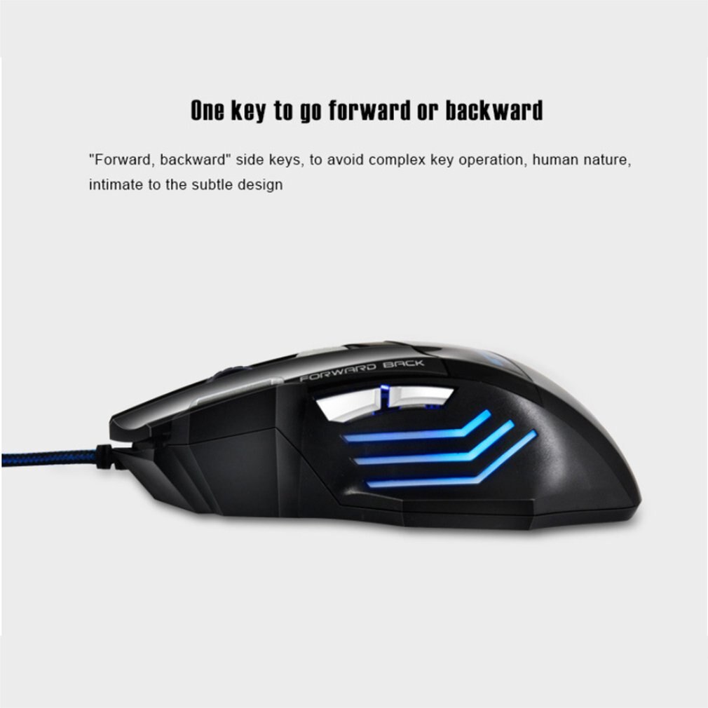X7 Wired Gaming Mouse Usb Optical Computer Mouse 7 Knoppen Professionele Gamer Mouse Voor Laptops
