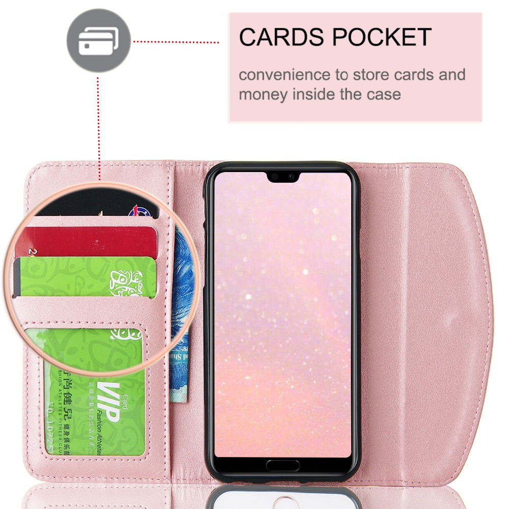 Luxury Wallet Leather Case For Huawei P20 P30 Pro P8 Lite P9 P10 Diamond Phone Bag Bumper Cover For Huawei Mate 20 10 Capa