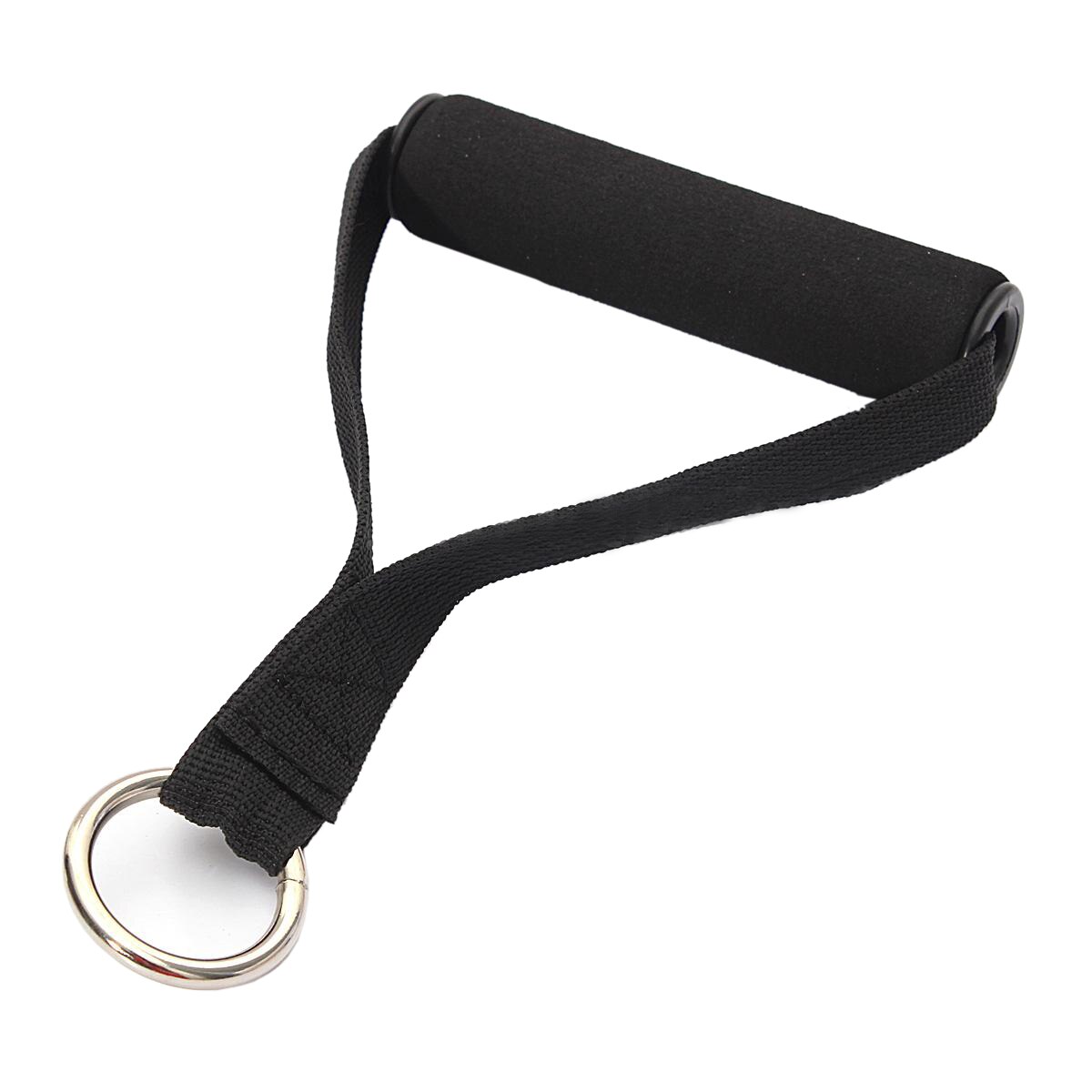 Noir 1 paire poignées de traction bandes de résistance mousse remplacement équipement de Fitness noir pour Yoga exercice entraînement puissance bandes gymnase