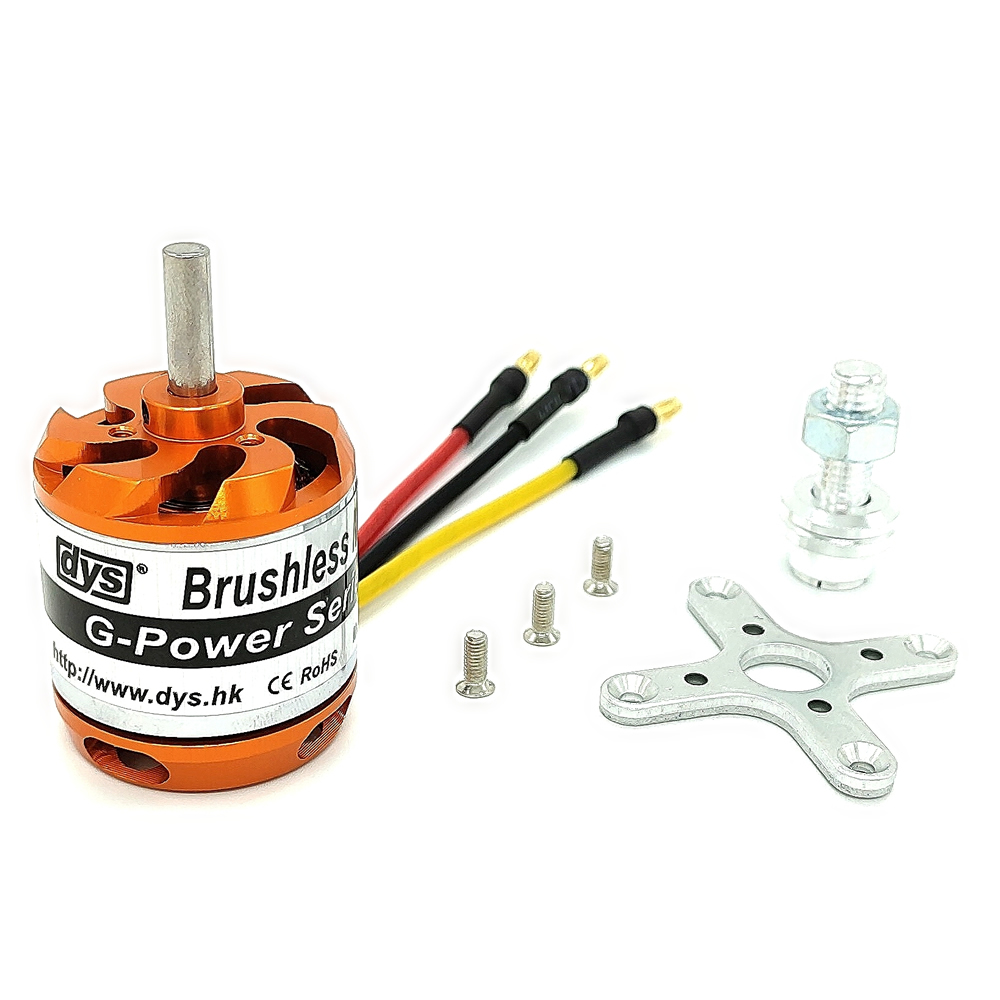 Dys D3542 3542 1000KV 1250KV 1450KV más allá del Motor sin escobillas 2-4s Lipo 5mm eje 130g 70A ESC alta potencia RC cuatro helicópteros