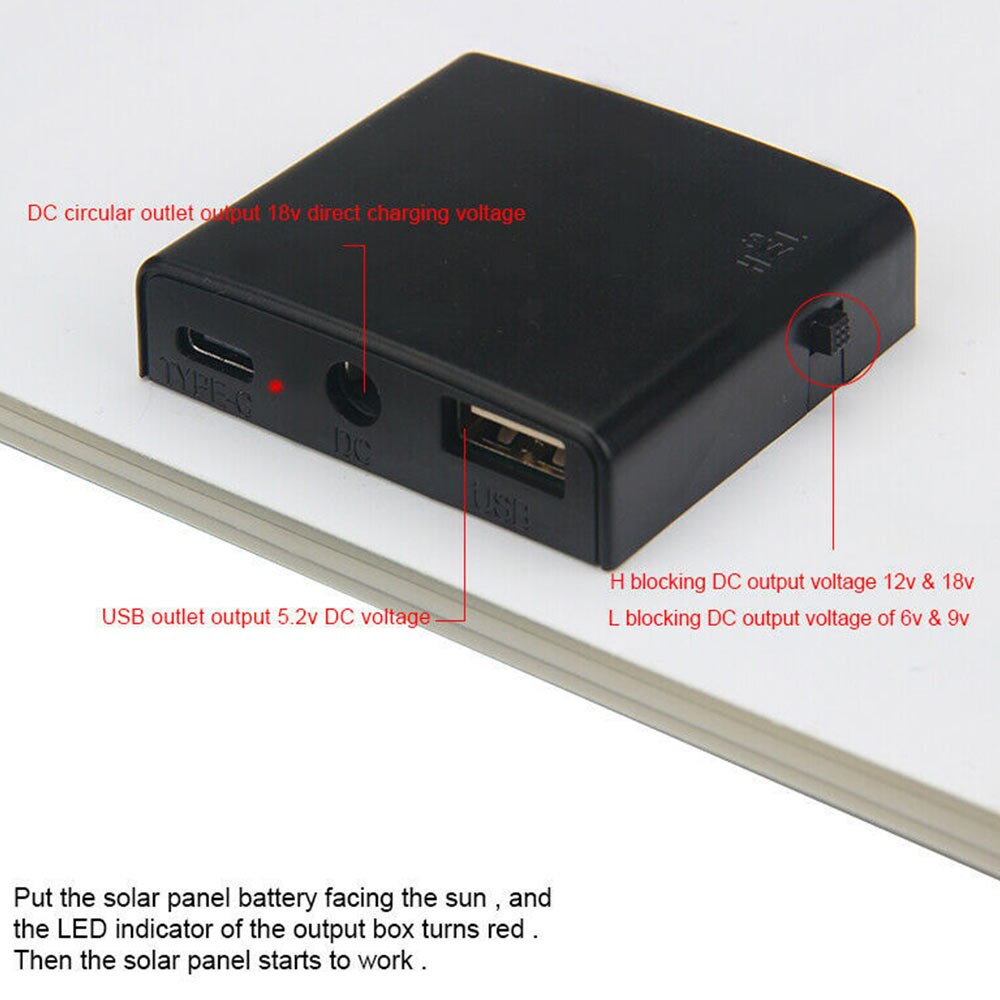 Foldable Solar Panel 60W Portable Solar Charging Equipment for Smartphone 6/9/12/18V Double USB Output Device Home Garden