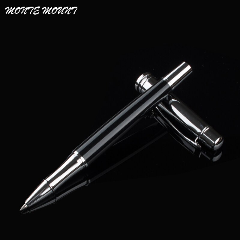 MONTE MOUNT blanc porcelaine stylo rouleau stylo à bille métal cristal stylo Clip belle stylo à bille école papeterie: 05