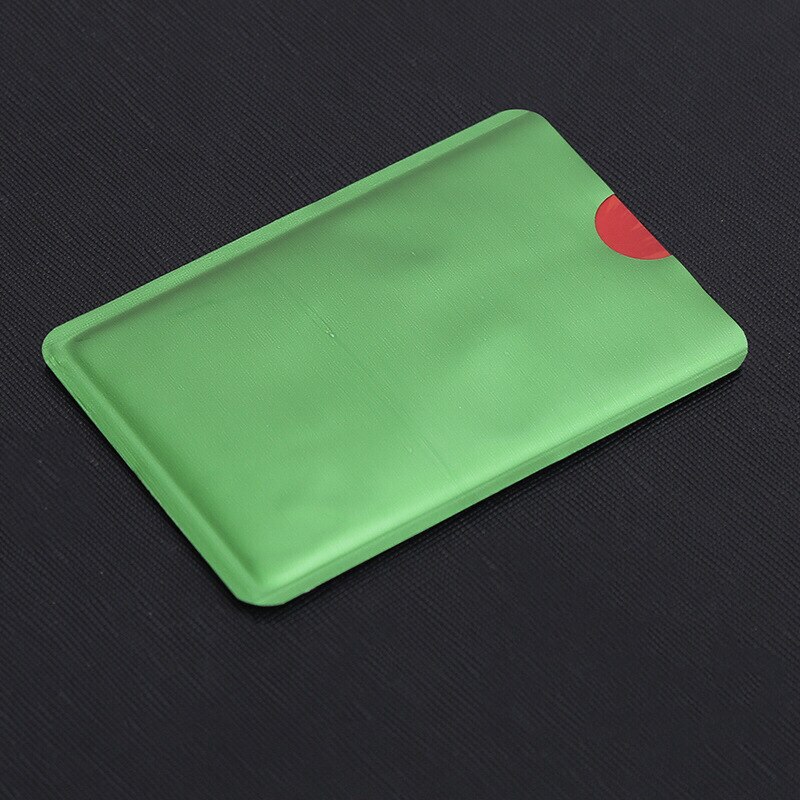 10 Pcs Aluminium Rfid Kaarthouder Blokkeren Bank Anti Dief Wallet Bescherm Case Creditcards Case Veiligheid Reader Smart Shield: I