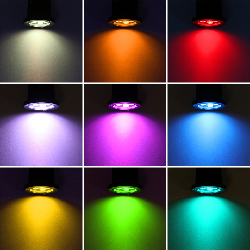 RGB LED Landscape Lights Waterproof 6/8/12W IP65 LED Garden Lighting Outdoor Lawn Lamp For Outdoor Yard 85-265V With Plug Remote