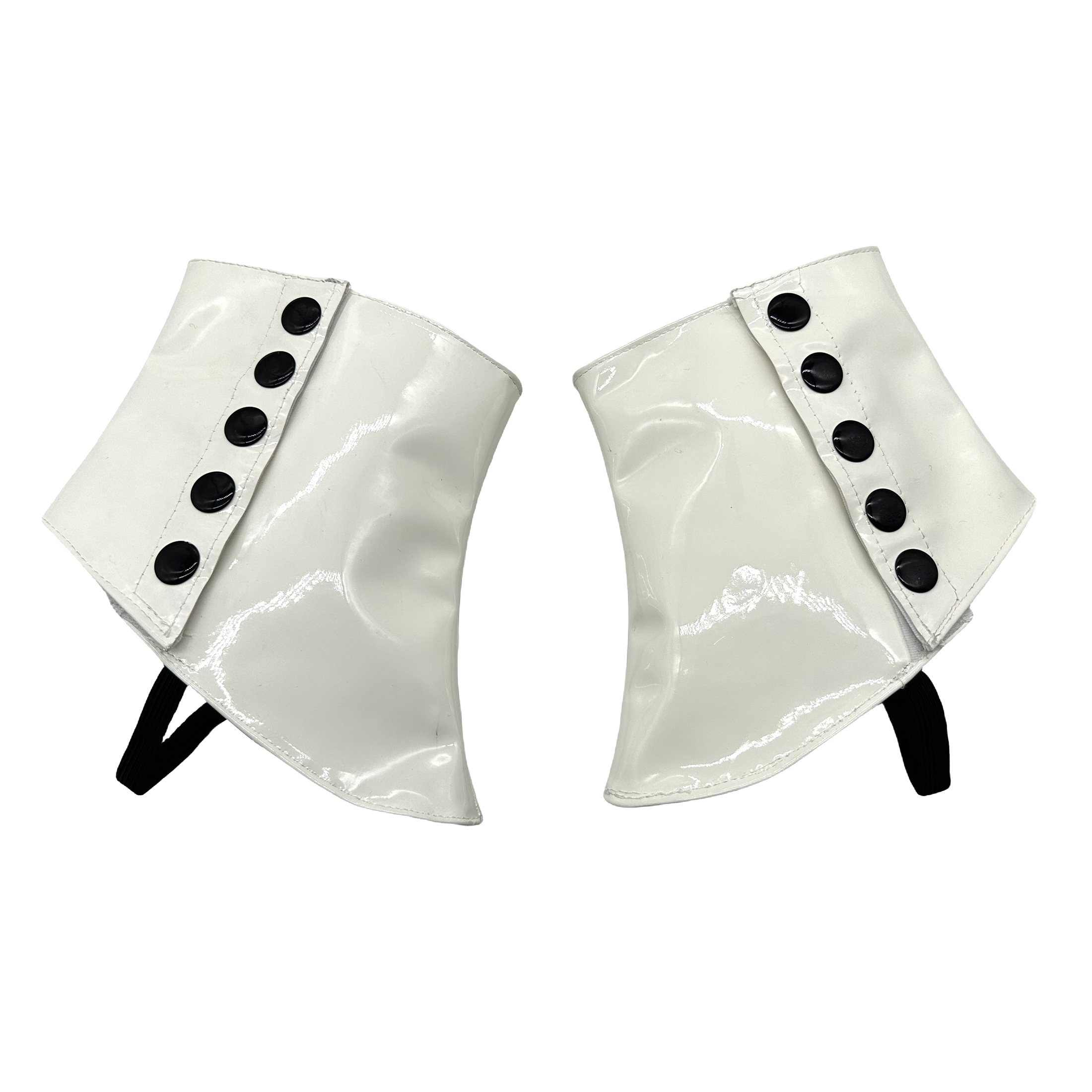 Couvre-chaussures en cuir blanc Michael Joseph Jackson, scène rock glamour, parfait pour la danse, les fêtes, les mariages, les adultes, lisses, criminels: Taille personnalisée