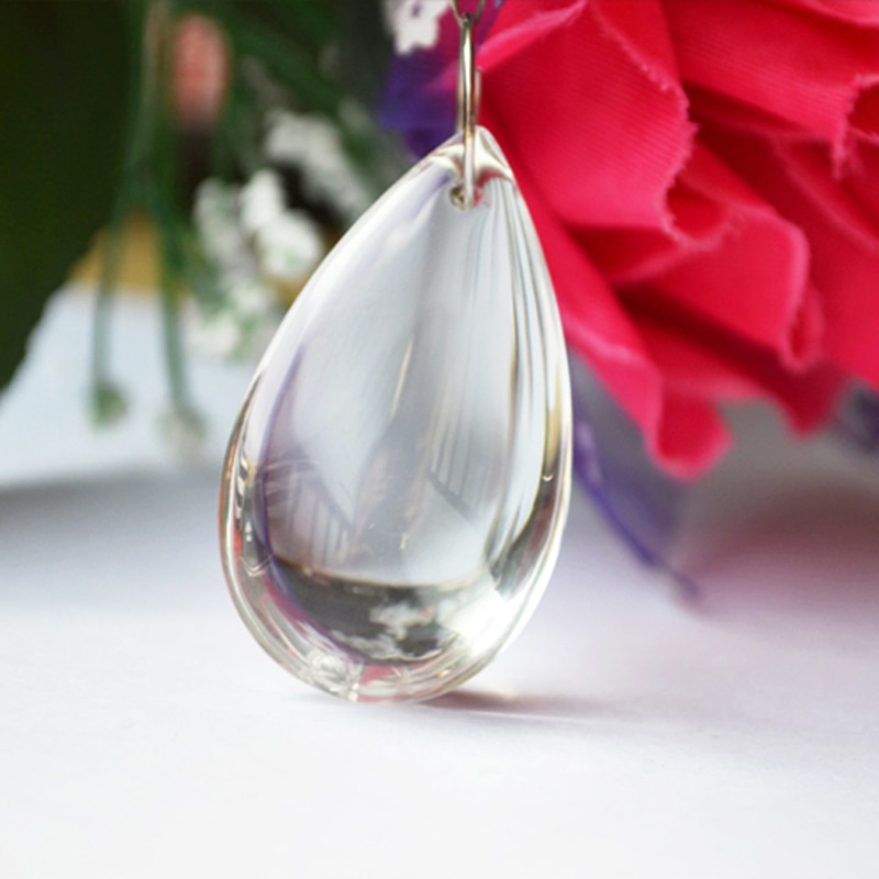 50mm Water Crystal Hanger Kraal Gordijn Kroonluchter Kristal Druipen DIY Verlichting Accessoire 20 stks