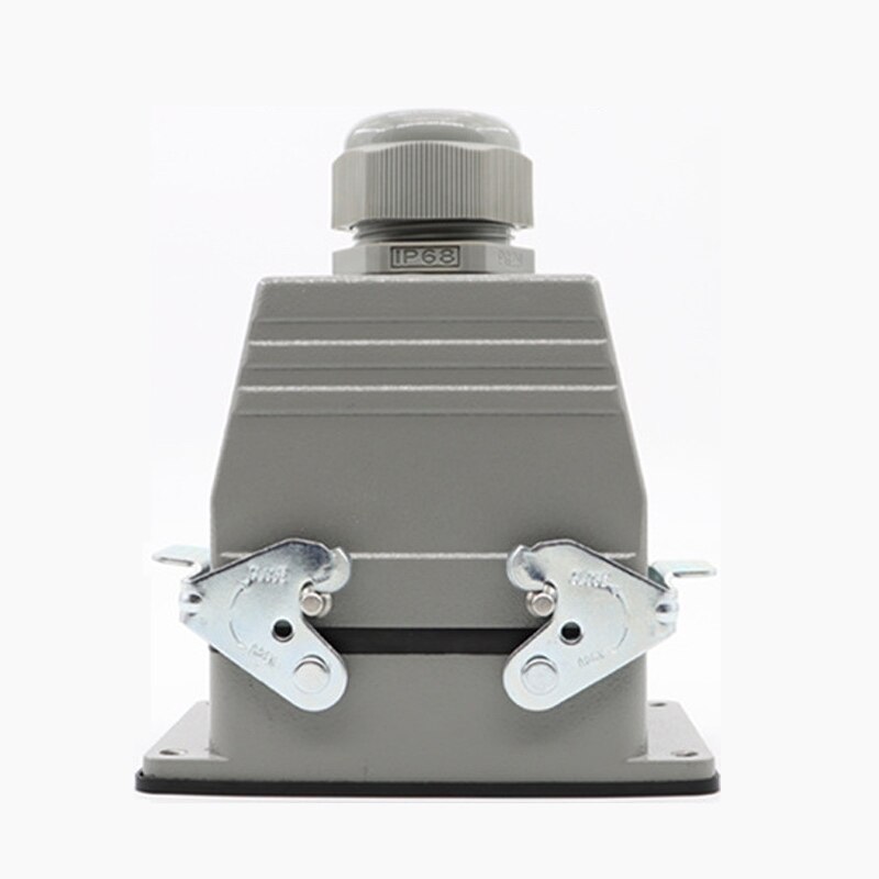 HE-024 Industrial Rectangular Heavy Duty Connector 24 Cores 16A 500V Waterproof Aviation Plug