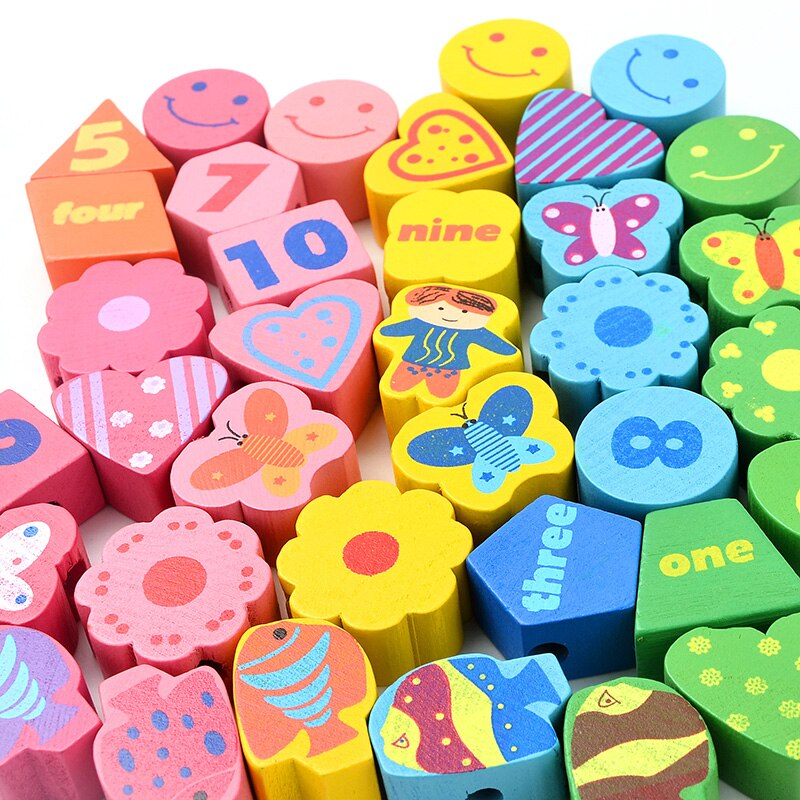 36 Stuks Preschool Educatief Houten Puzzel Doos Speelgoed Spelletjes Puzzels Voor Kinderen Kinderen Digitale Matching Plaat Juguetes W003