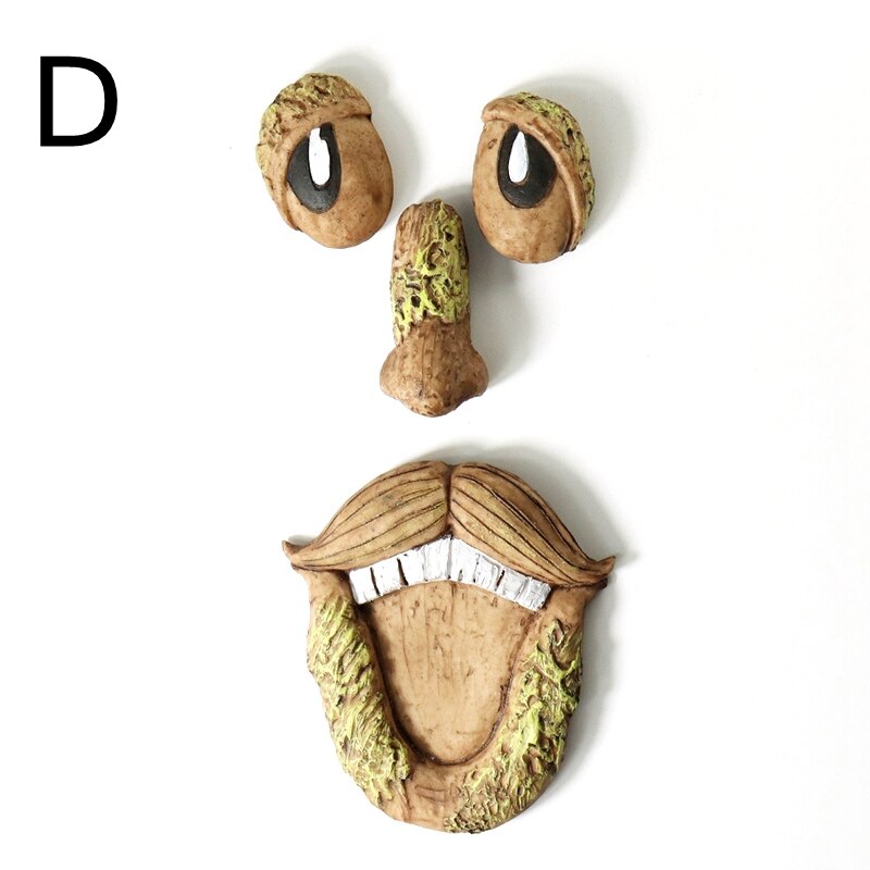 Old Man Tree Hugger Tree Face Outdoor Funny Old Man Tree Sculpture Yard Art Garden Peeker Interesting Garden Decoration: D