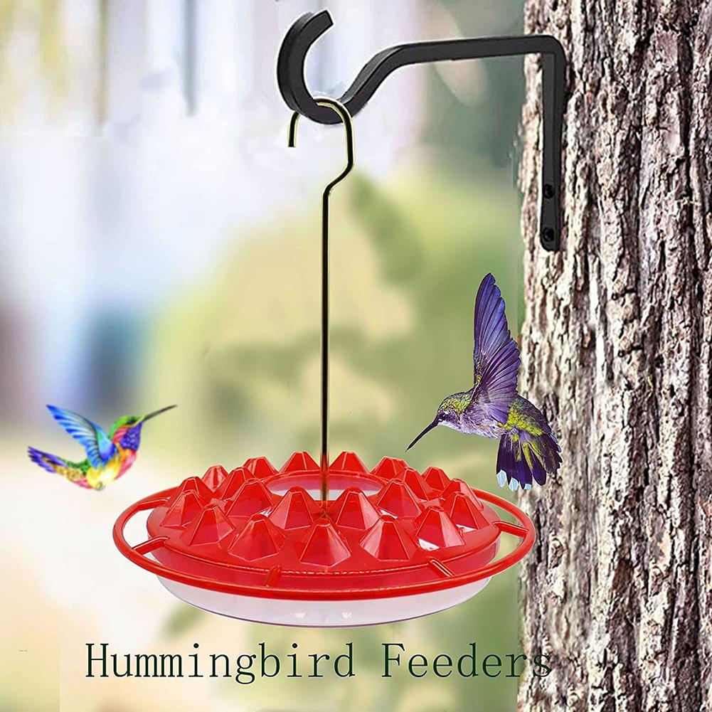 Hanging Hummingbird Feeder Wild bird feeder With Hook Outdoor Round Bird Feeder For Yard Garden Decoration