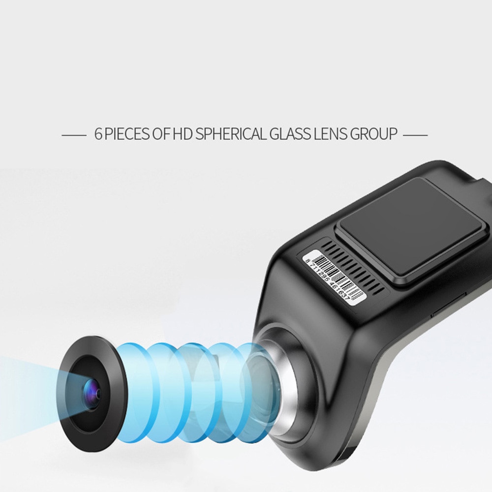 Mini usb  hd 1080p køreoptager bil dvr kamera adas auto digital videooptager kamera dash cam til android multimedieafspiller