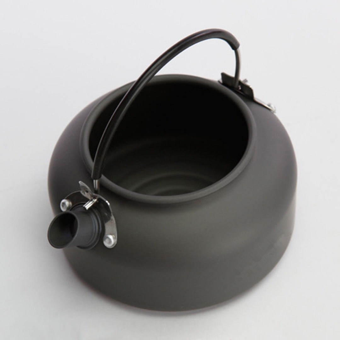 Utomhus camping te vattenkokare aluminiumlegering 0.8l vatten te vattenkokare kaffekanna för utomhus camping resa picknick