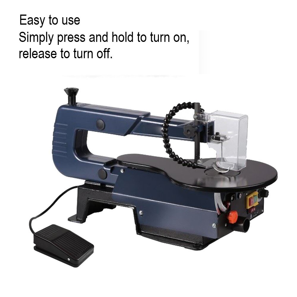 Foot Switch, Foot Operated Pedal Controller ON/OFF Power Switch Woodworking Machine Control, 5-ft Cable with Piggyback Plug