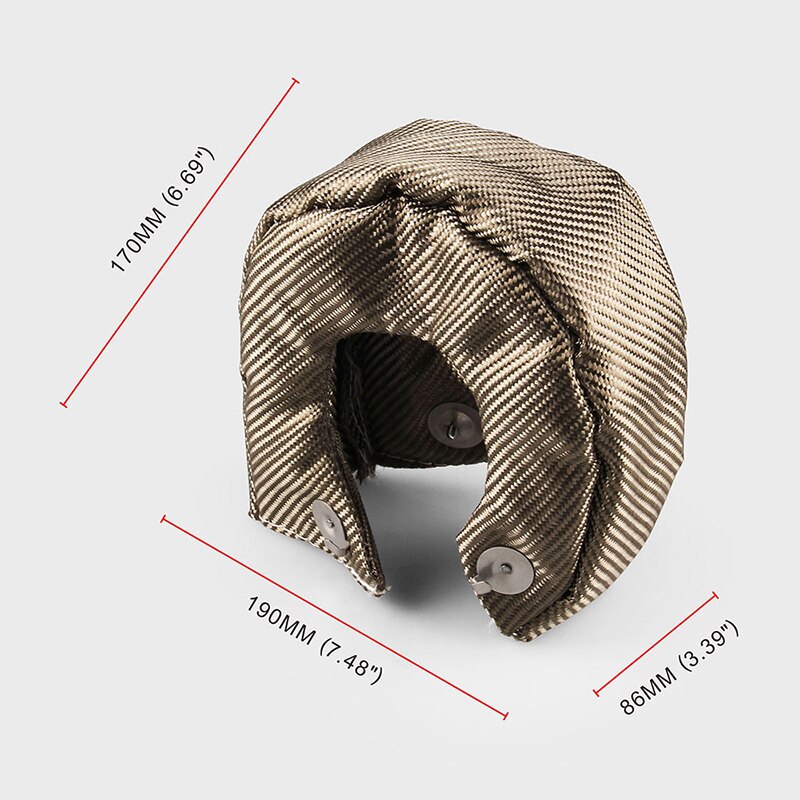 Glass Fiber Fits for T3 Shield Temp Rating Turbo Heat Barrier Replaces Accessories Newest Durable