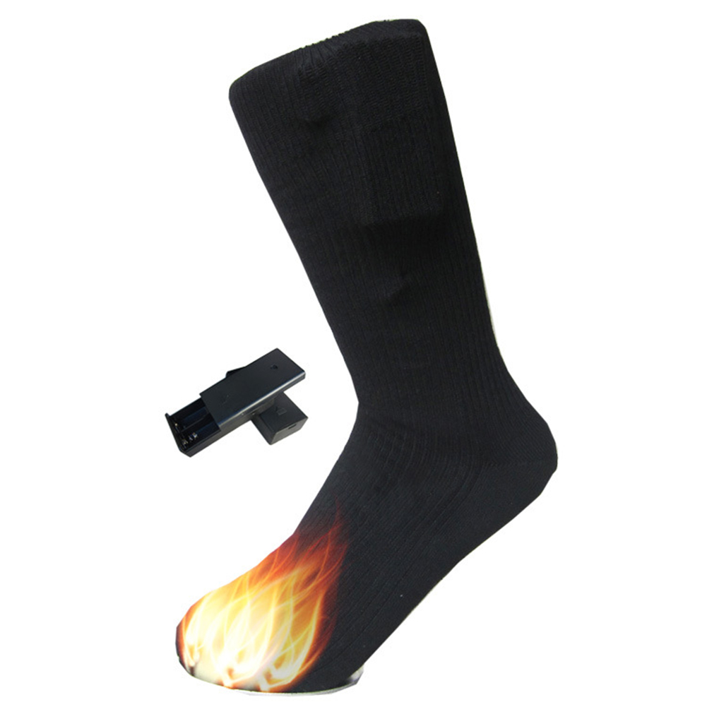 Thermische Baumwolle Erhitzt Socken Sport Ski Socken Winter Fuß Wärmer Elektrische Erwärmung Socke Professionelle Werkzeug O11