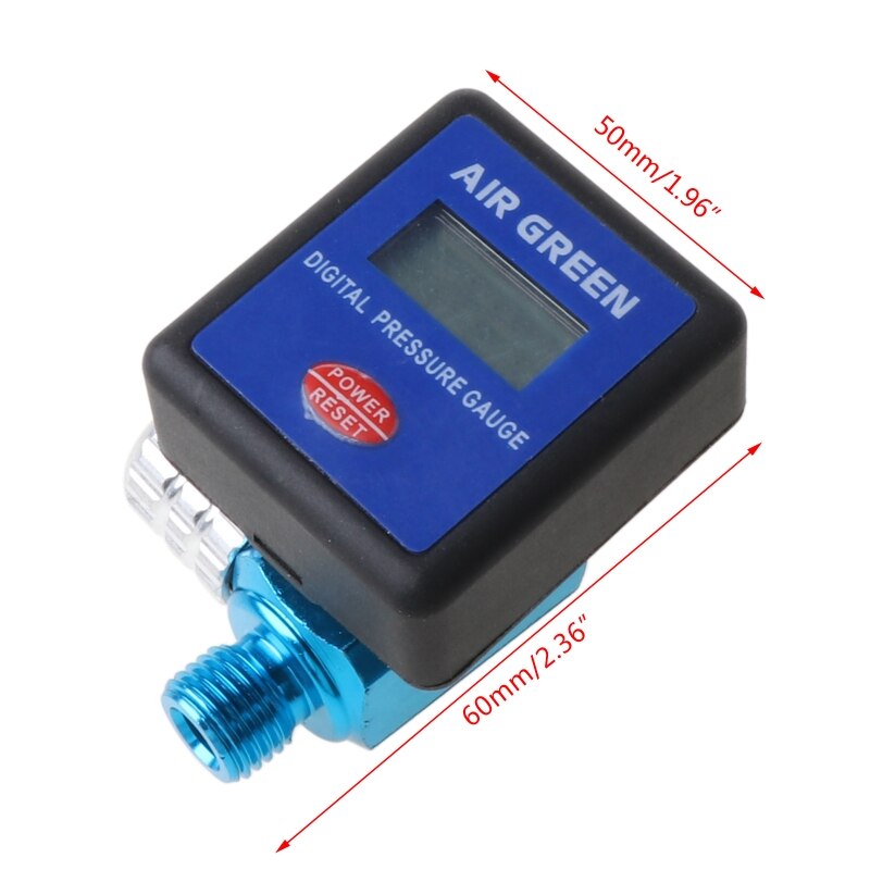 Airbrush Electronic Pressure Regulator LCD Digital Display Air Pressure Meter Gunjet Air Pressure Gauge