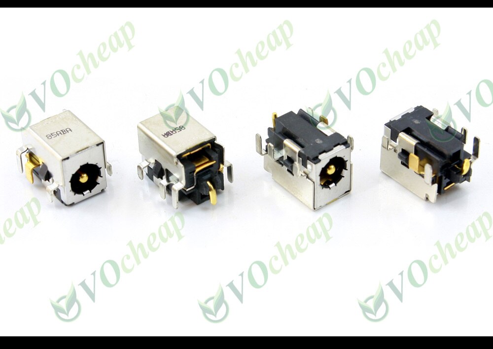 5x Notizbuch Laptop DC Energie Jack (goldene Stift) für HP Compaq NX6110 NC6110 NX6120 NC6120 NX8200 NC8200 stecker buchse-PJ020