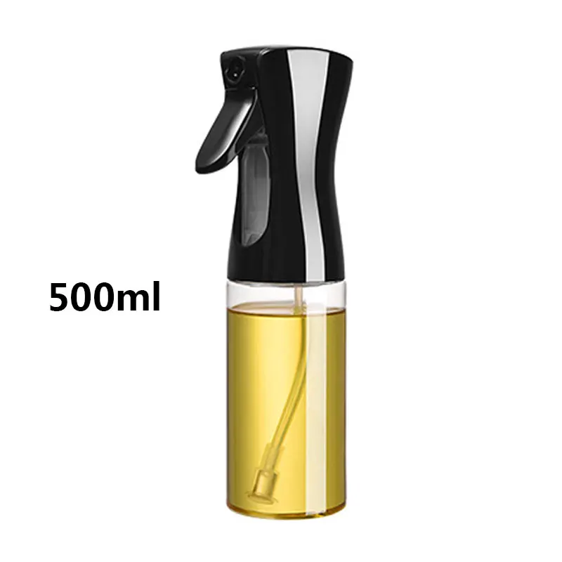 200/300/500 ml Olie Spray Fles BBQ Koken Olijfolie Spuit Keuken Bakolie Spray Lege Fles Azijn fles Dispenser: Oranje