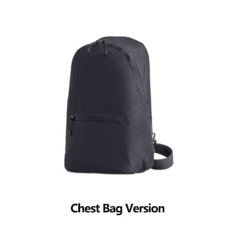 Xiaomi ZanJia Rucksack Leichte Serie Kleine Rucksack Und Brust Crossbody Frauen Mann Schulter Tasche Brust Tasche Drohne tasche Xiami: Brust Tasche Schwarz