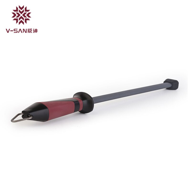 V-san køkkenknivslibestang med komfortabelt håndtag keramisk højtydende slibeværktøj  -tv1703 musats