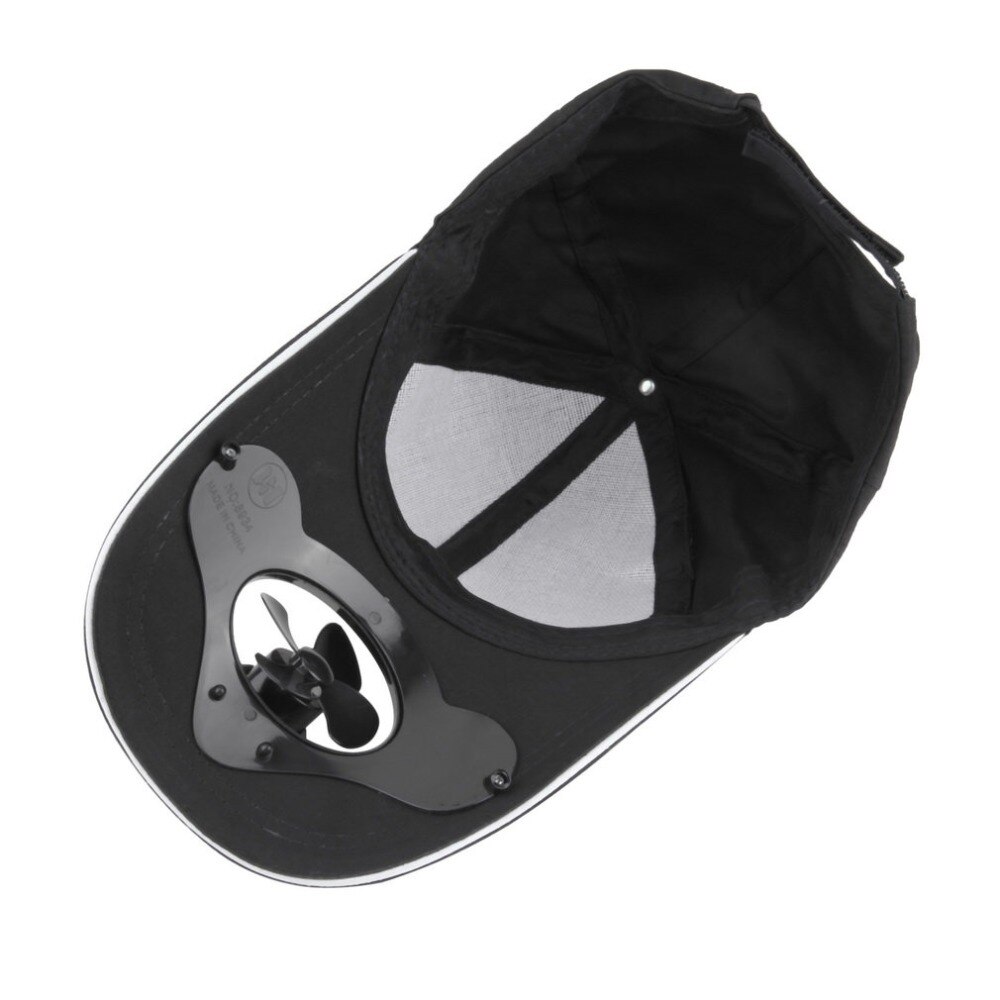 Vissen Zomer Sport Outdoor Hoed Cap Met Solar Sun Power Cool Fan Voor Fietsen Energie Besparen Geen Batterijen Nodig