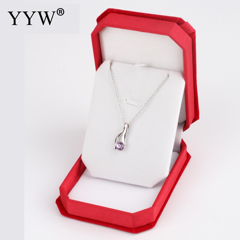 Trendy Roten Schmuck Display Set Box Bowknot Verpackung Tasche Für Frauen & Männer Ringe Ohrringe Armbänder Halsketten Schmuck Box: I  100x70x32mm