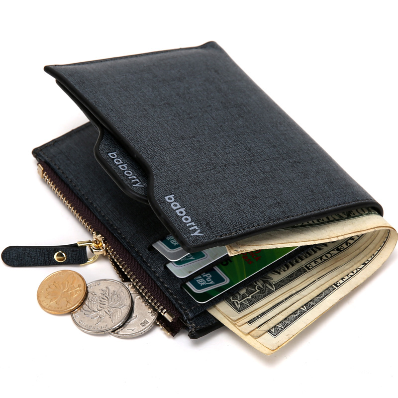 Portemonnee Mannen Zacht Lederen portemonnee met afneembare kaartsleuven multifunctionele mannen portemonnee portemonnee mannelijke clutch top !