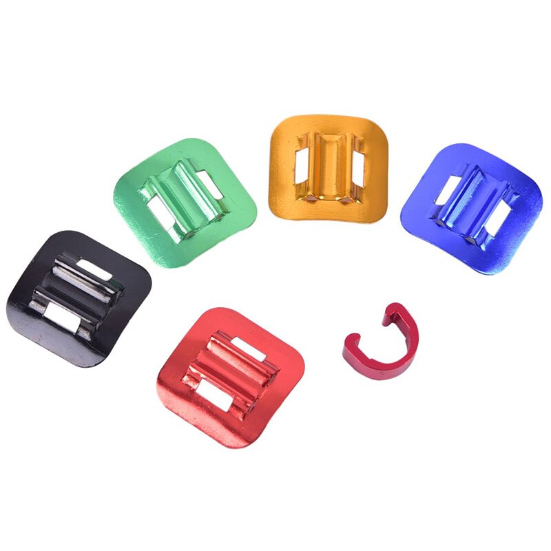 Abrazadera fija de marco de conversión de guía para bicicleta, asiento de tubo de bicicleta, Clip de aluminio, Cable de freno, hebilla en forma de tubo de aceite
