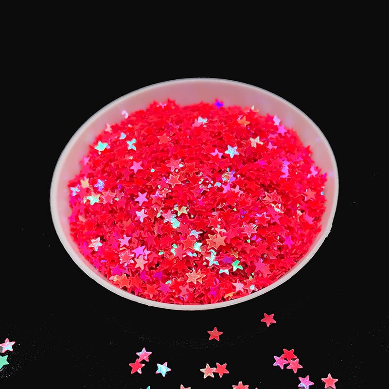 20 G/partij Losse Pailletten Pailetten Naaien Craft Diy Pvc Platte Vijfpuntige Ster Nail Art Manicure/Bruiloft Decoratie confetti: XX-6