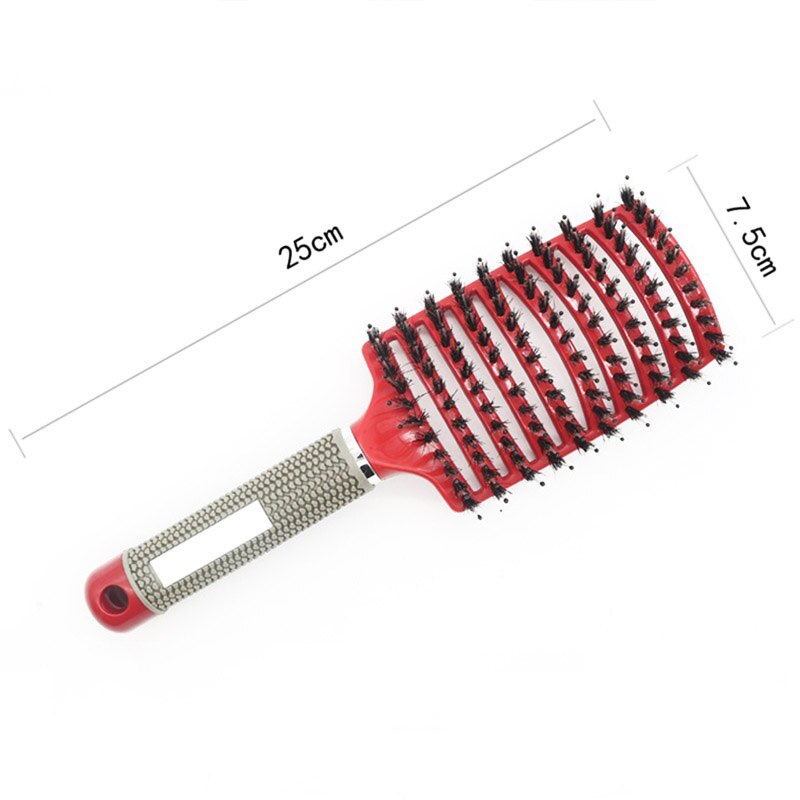 WOTT Hair Scalp Massage Comb Women Wet Curly Detangle Hair Brush for Salon Hairdressing Styling Tools