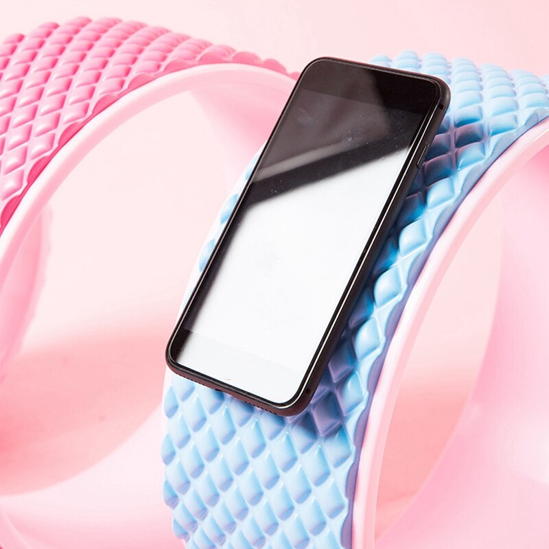 Yoga rueda Pilates Circulo de Yoga cintura equipo de Fitness Pilates antideslizante Circulo de Yoga s Back ejercicio deporte entrenamiento P