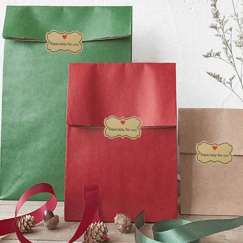 250pcs/roll Especially for You Stickers Kraft Seal Labels Handmade Scrapbooking Packaging Stationery Decoration