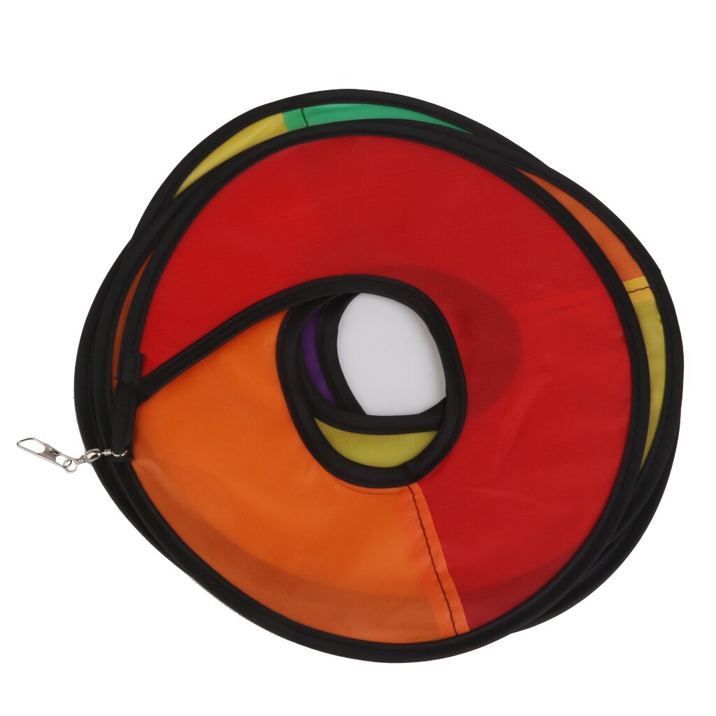 Arc-en-ciel couleur spirale vent fileurs-extérieur jardin Camping décoration suspendue-110cm/43 pouces