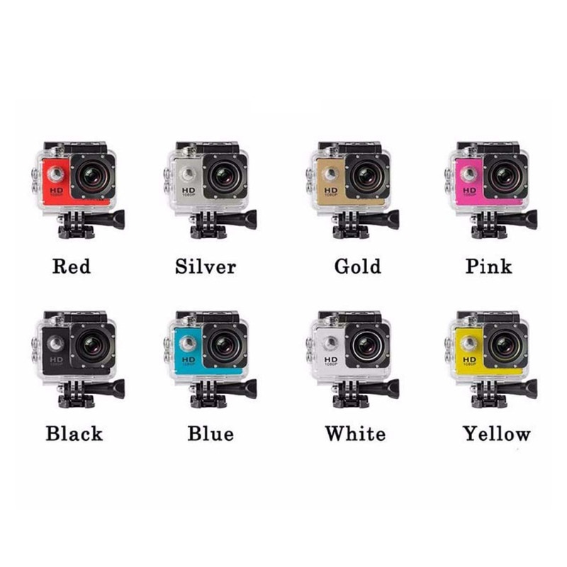 Owgyml outdoor sport actie mini camera 1080p full hd waterdichte camera dv scherm kleur waterbestendig videobewaking