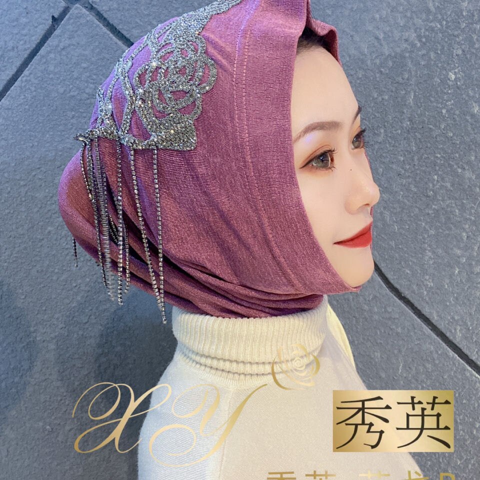 Moslim vrouwen hoofddoek instant hijabs kwastjes