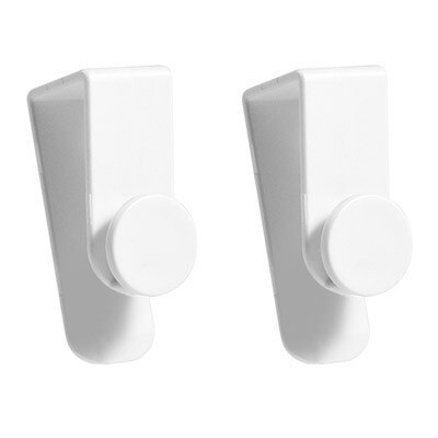 4PCS Kitchen Free Punching Strong Seamless Hook ABS Cabinet Door Back Hooks