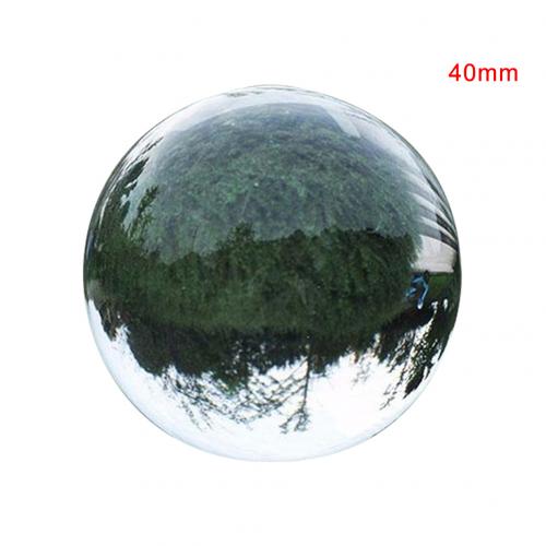Transparent Crystal Ball Photography Acrobatics Show Prop Fortune Decor Ornament: 40mm