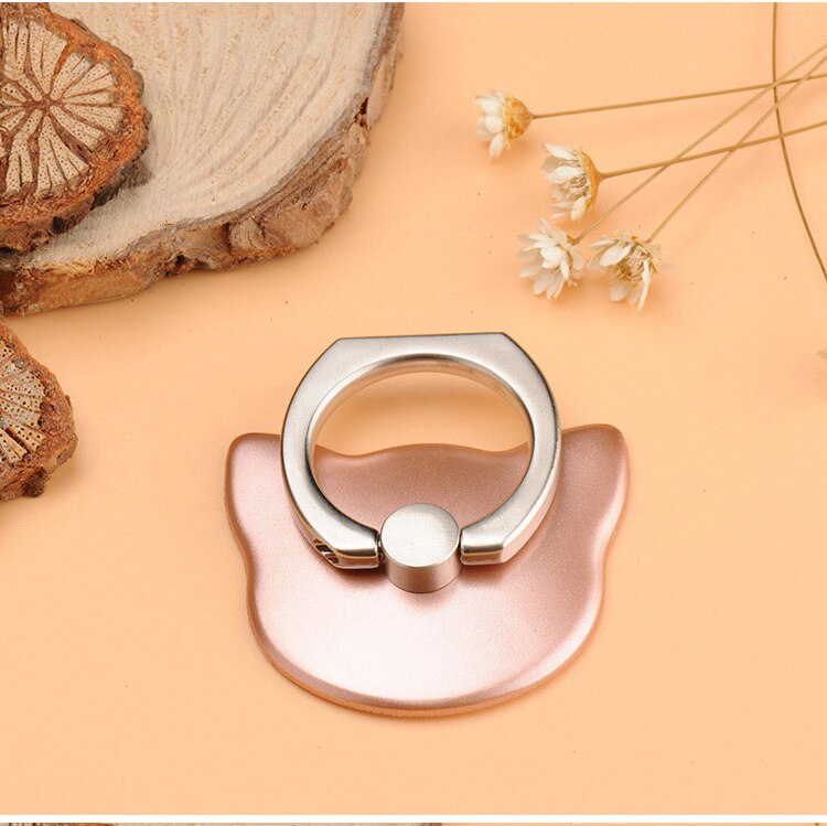 360 Degree Mouse Shape Finger Ring socket Mobile Phone Holder Stand For iPhone for oneplus socket For all Smfor phone: 7