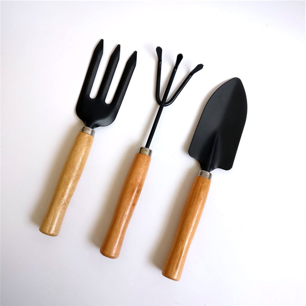 3-teiliges Mini Meditation Rechen Set - Zen Garten Zubehör Aus Bambus