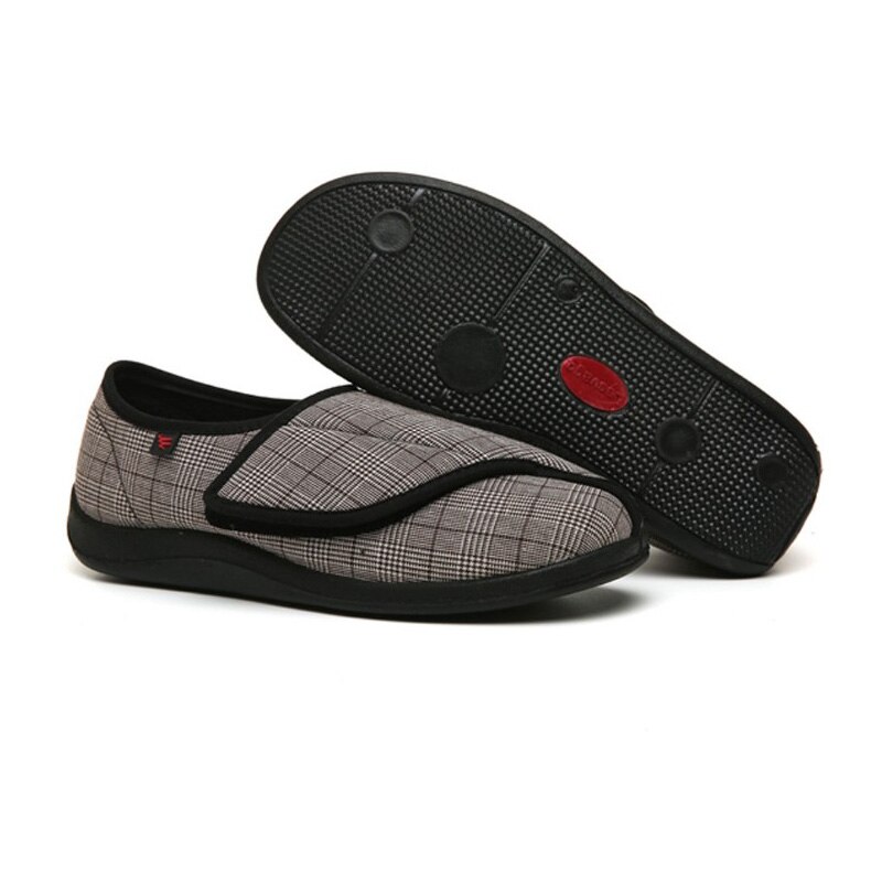 Diabetesschoenen vrij verstelbare dunne zolen lichtgewicht zachte verbrede schoenen voeten gezwollen vet misvorming geblesseerde voeten schoenen