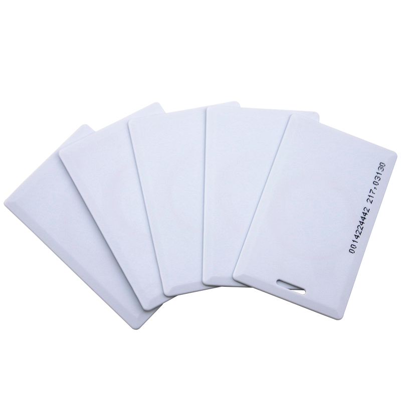 10Pcs/Batch Induction ID White Card, EM4100 Read-only Chip 125KHZ RFID Card For Access Control Attendance, Property Management