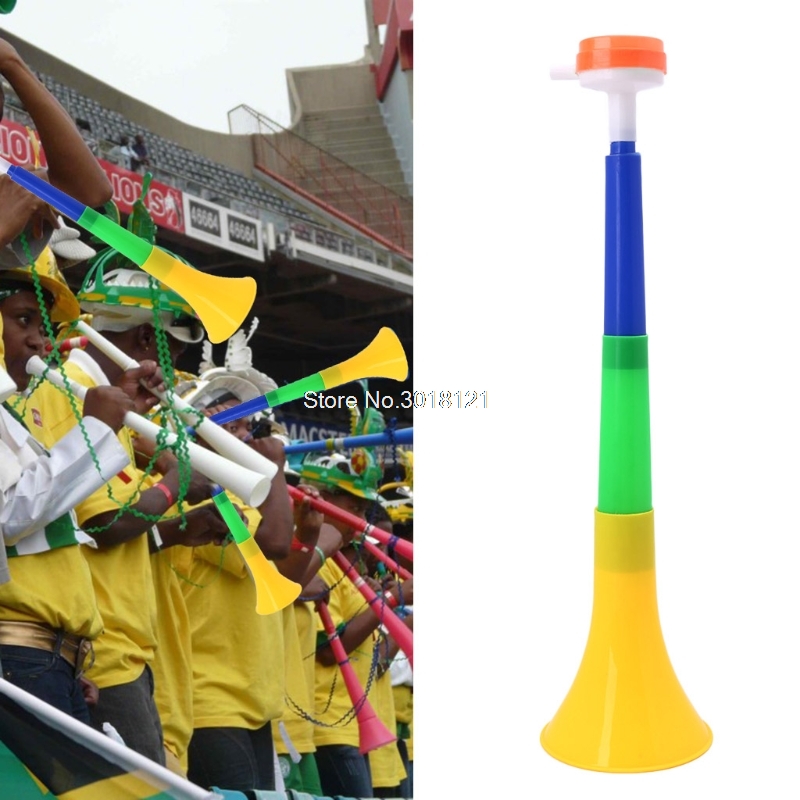 Trompeta de fútbol para chico de porristas, balón de fútbol, Vuvuzela, ROU_1008,
