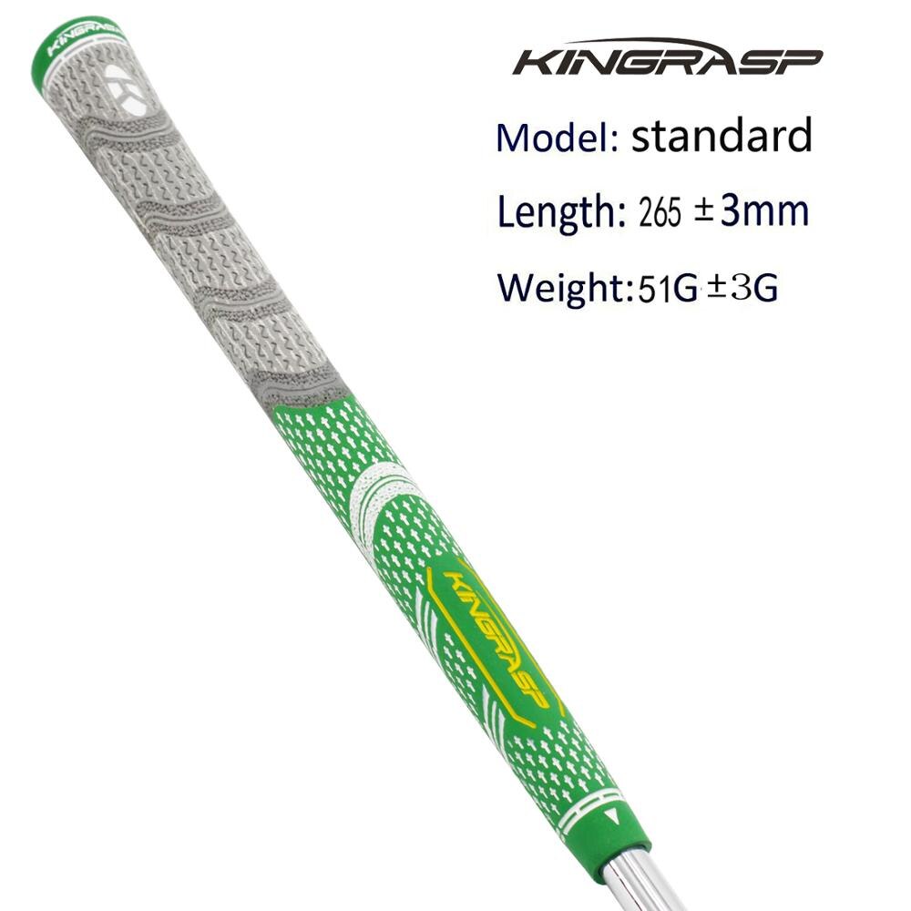 KINGRASP Unisex Golf grips Rubber Golf driver Grips Color mixin 13pcs/lot Golf wood grips: green Standard