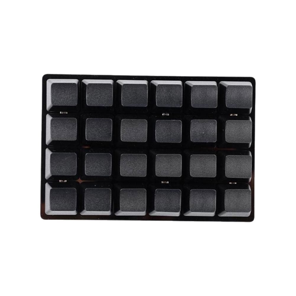 Mini teclado mecánico personalizado USB, 2/3/4/6/9/12/16/24 teclas, teclado para juegos, dispositivo Sayo, atajo, teclas programables Macro: Oro